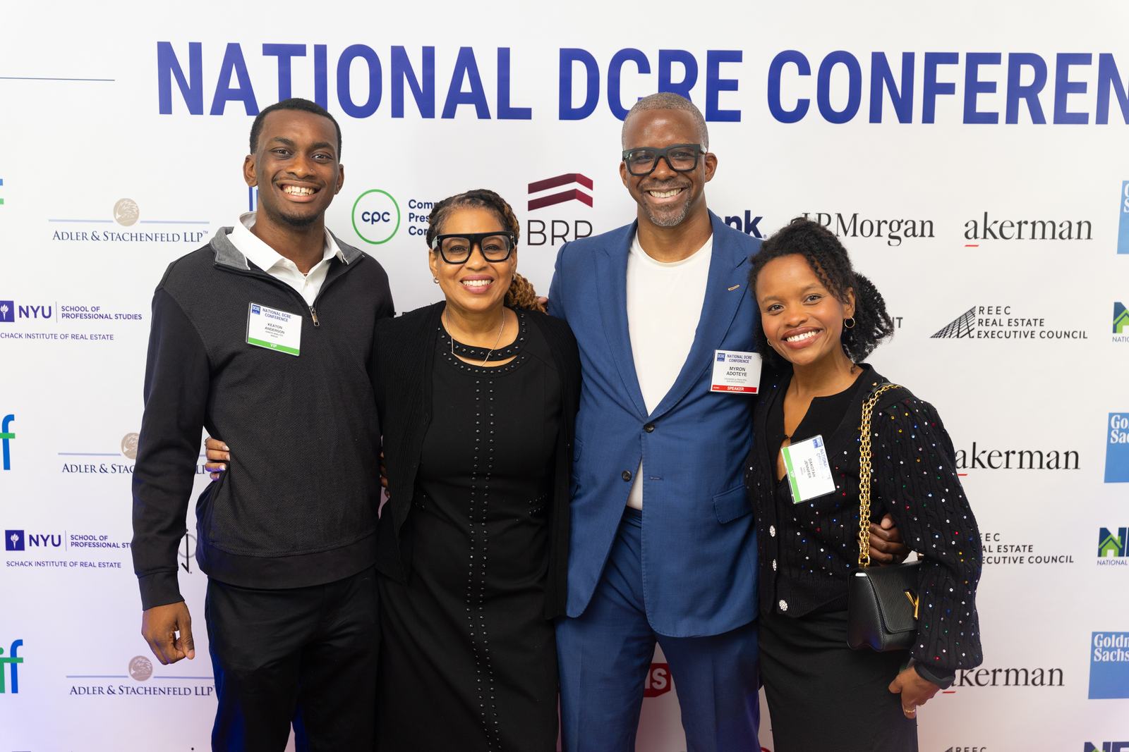 Dakotah Jennifer with colleagues at the 2026 National DCRE Conference